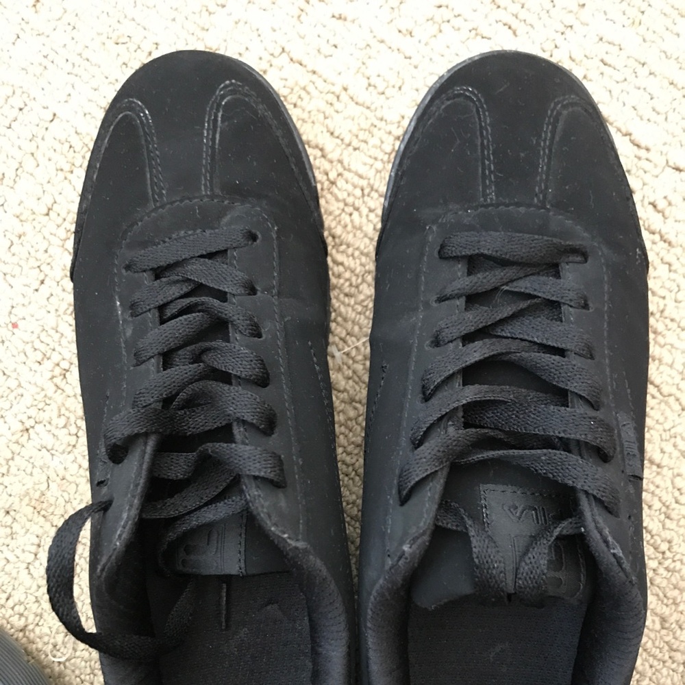 Black fila sneakers brand new